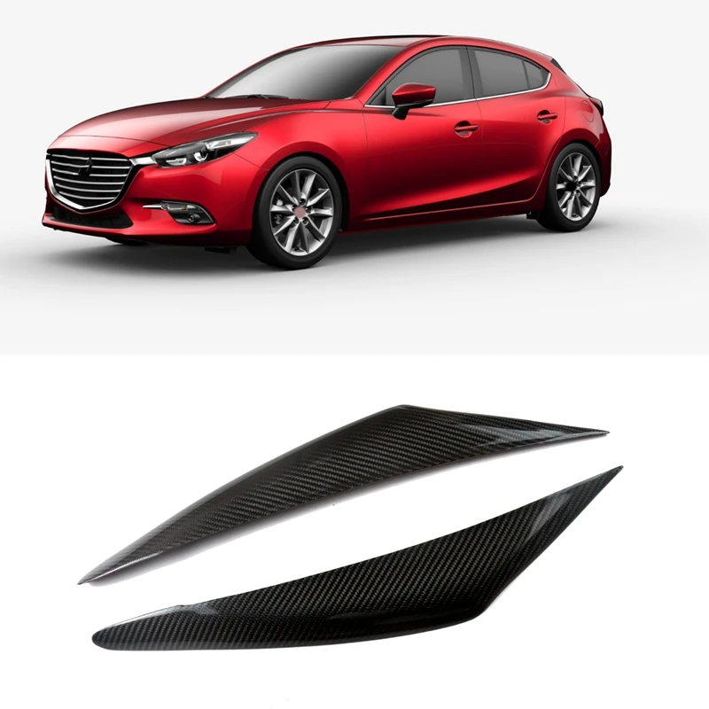 Real Carbon Fiber Headlight Eyebrows Eyelids Stickers Trim Cover Headlight Lid for Mazda 3 Axela M3 2017 2018 2019
Real Carbon Fiber Headlight Eyebrows Eyelids Stickers Trim Cover Headlight Lid for Mazda 3 Axela M3 2017 2018 2019