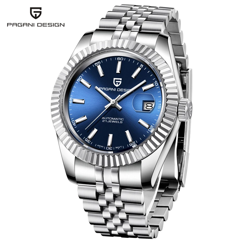 PAGANI Design 2020 New Men Watch Luxury Automatic Mechanical Wrist Watch Men Stainless Steel 100m Waterproof Watch NH35A Clock
PAGANI Design 2020 New Men Watch Luxury Automatic Mechanical Wrist Watch Men Stainless Steel 100m Waterproof Watch NH35A Clock