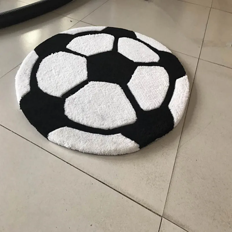 Cartoon Football Carpet Boy Children Livingroom Carpet Cushion Pad Thickening Round Play Computer Acrylic Thick Kid Mat Rug Mat
Cartoon Football Carpet Boy Children Livingroom Carpet Cushion Pad Thickening Round Play Computer Acrylic Thick Kid Mat Rug Mat