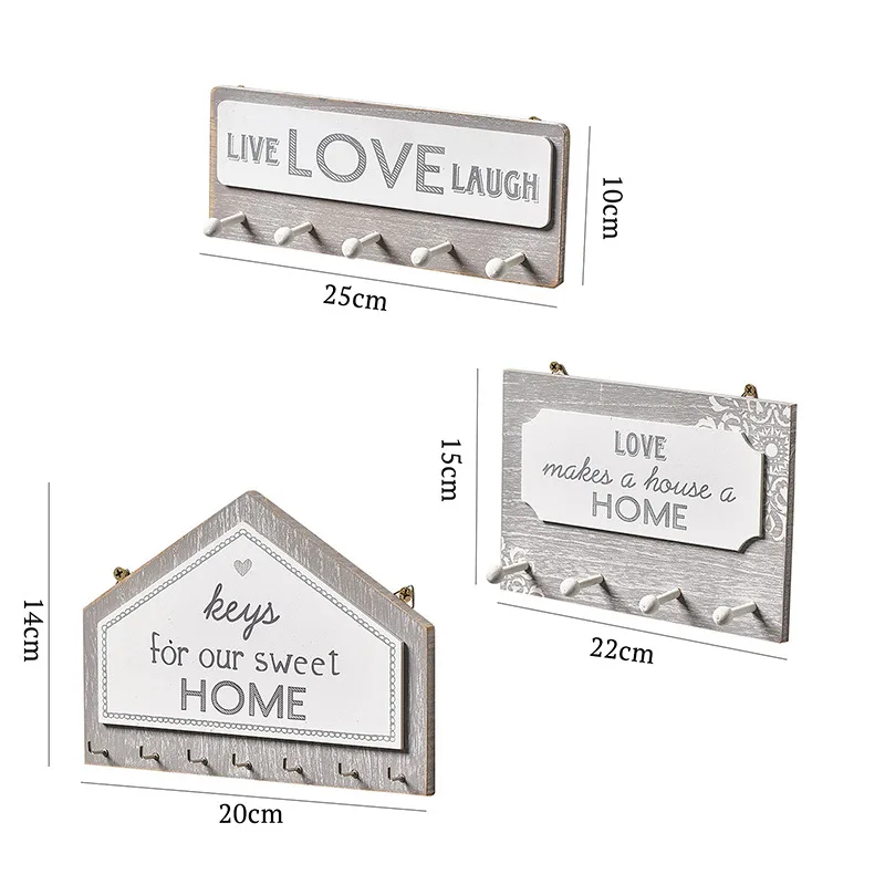 Wall Hanging Wood Key Hanger Holder Wall Organizer Rectangle House Shape Key Rack Hooks Coat Hooks Home Decoration Coat Hanger 
Wall Hanging Wood Key Hanger Holder Wall Organizer Rectangle House Shape Key Rack Hooks Coat Hooks Home Decoration Coat Hanger