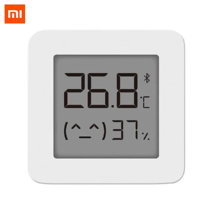 Цифровой термометр XIAOMI Bluetooth совместимый с 2 ЖК дисплеями Влагомер беспроводной
