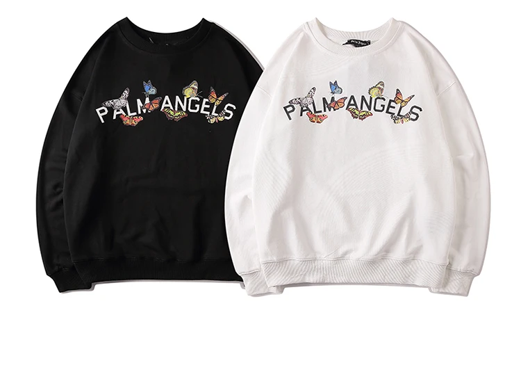 Palm Angels butterfly letter printing loose men and women couple T-shirt long-sleeved sports high street tide brand 86644
Palm Angels butterfly letter printing loose men and women couple T-shirt long-sleeved sports high street tide brand 86644