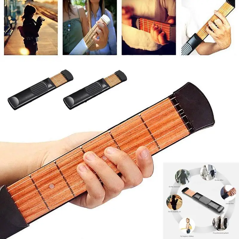 Pocket Guitar Teaching Gadget Musical Instruments Beginner with Wrench Guitar Practice Tool Non-Toxic Environmental Protection
Pocket Guitar Teaching Gadget Musical Instruments Beginner with Wrench Guitar Practice Tool Non-Toxic Environmental Protection