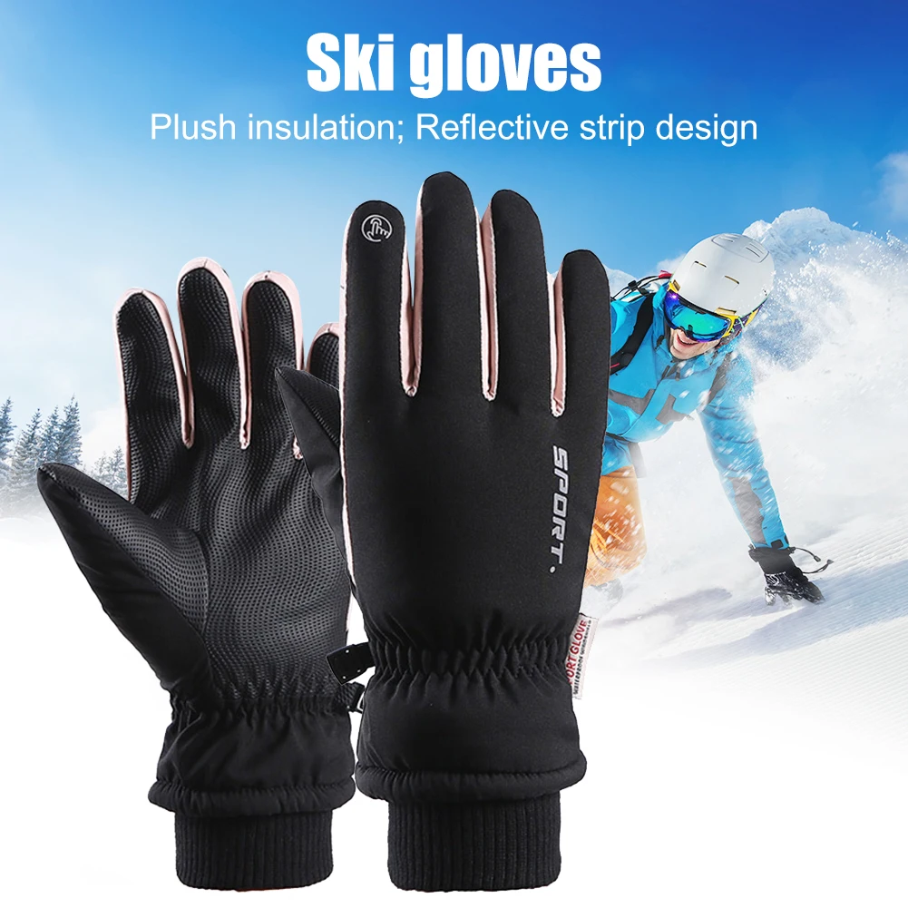 Professional Ski Gloves Touch Screen Fleece Outdoor Winter Warm Ski Gloves Ultralight Waterproof Motorcycle Cycling Accessories
Professional Ski Gloves Touch Screen Fleece Outdoor Winter Warm Ski Gloves Ultralight Waterproof Motorcycle Cycling Accessories