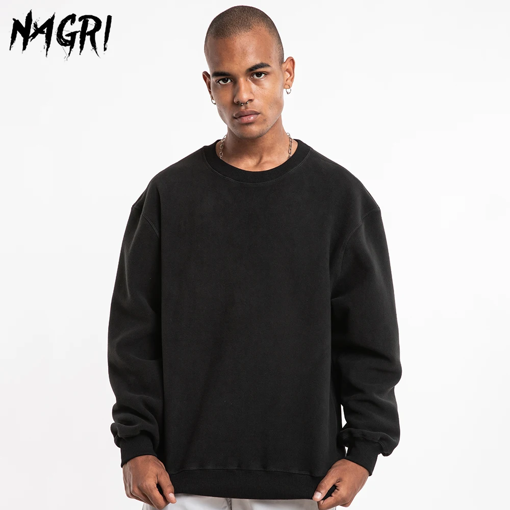 Свитшот NAGRI мужской однотонный, уличная одежда в стиле хип-хоп, повседневные флисовые свитшоты, пуловер с длинным рукавом, худи, Осень-зима
Свитшот NAGRI мужской однотонный, уличная одежда в стиле хип-хоп, повседневные флисовые свитшоты, пуловер с длинным рукавом, худи, Осень-зима