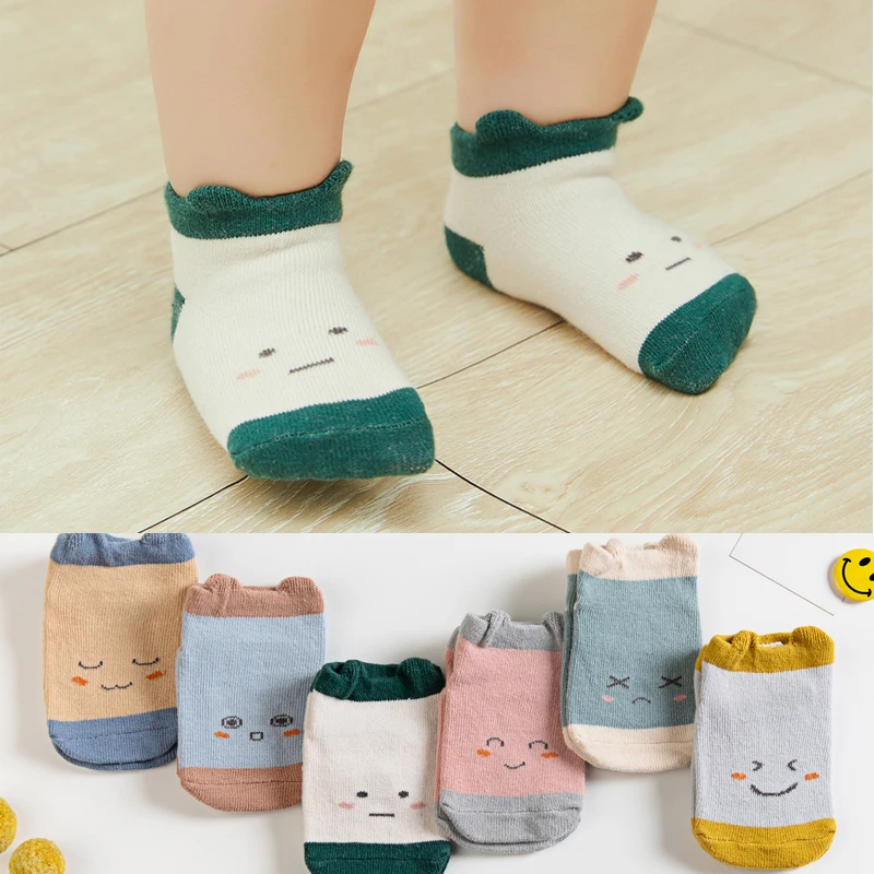 6 pairs/lot 2019 new baby socks shallow mouth baby socks baby floor socks stereo expression boat socks
6 pairs/lot 2019 new baby socks shallow mouth baby socks baby floor socks stereo expression boat socks