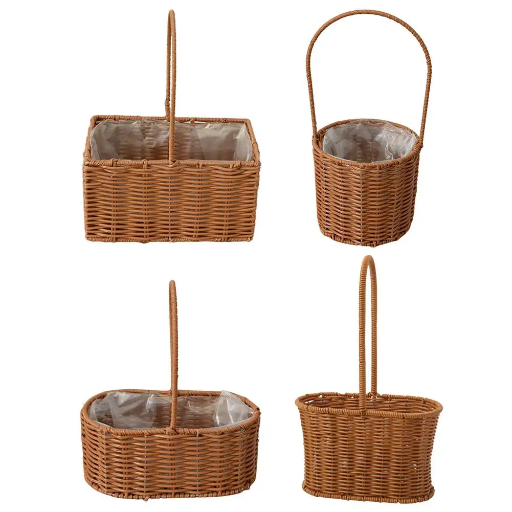 Woven Wicker Basket Picnic Camping Storage Basket Bread Fruit Food Flower Breakfast Display Box Portable Baskets Home Decoration
Woven Wicker Basket Picnic Camping Storage Basket Bread Fruit Food Flower Breakfast Display Box Portable Baskets Home Decoration