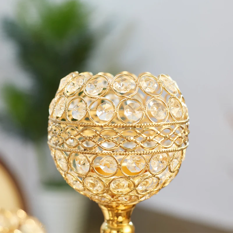 Nordic Crystal Candle Holders Gold Dinner Romantic Wedding Table Centerpieces Candelabros Porta Velas Home Decoration MM60ZT
Nordic Crystal Candle Holders Gold Dinner Romantic Wedding Table Centerpieces Candelabros Porta Velas Home Decoration MM60ZT