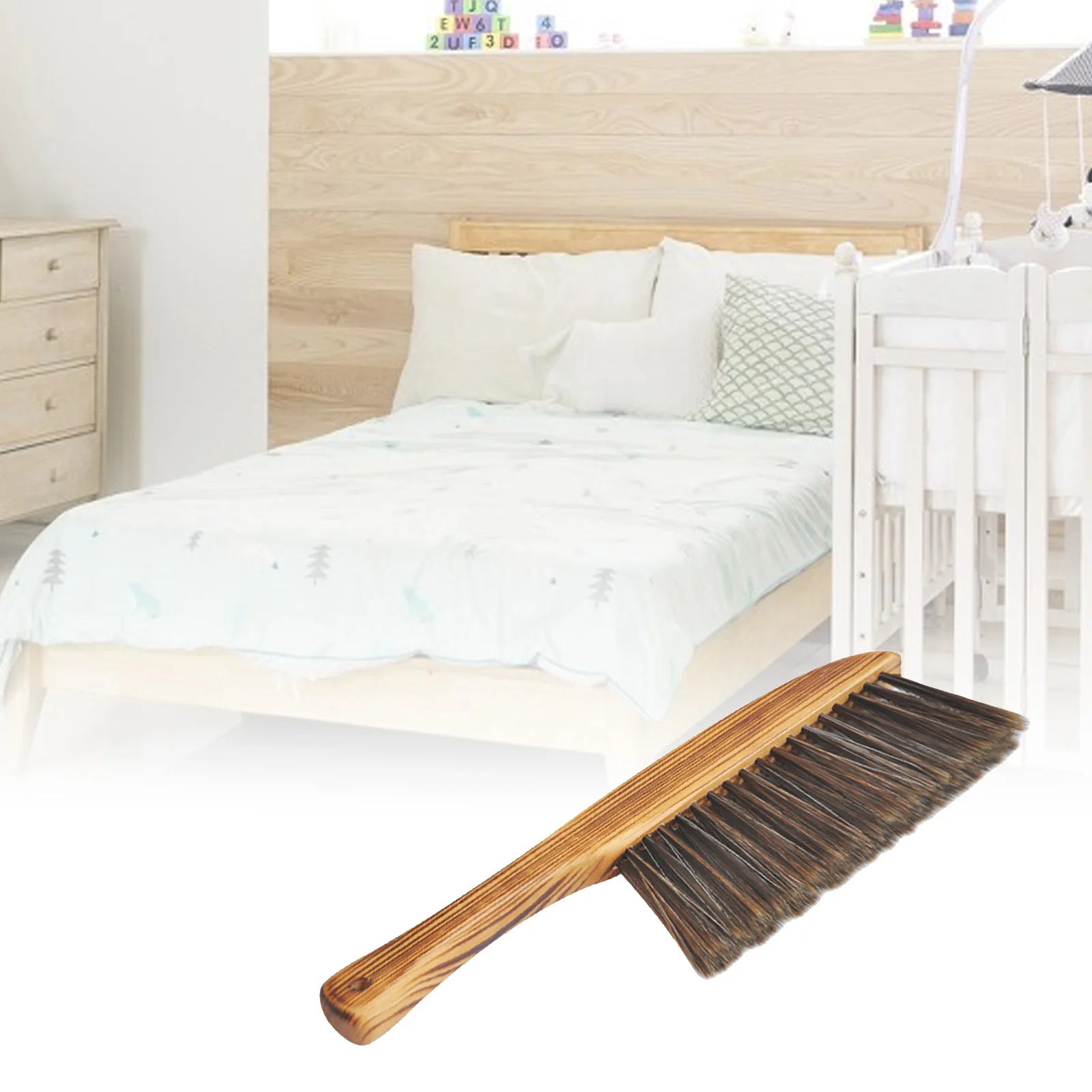 Bed Brush Household Daily Necessities Lightweight And Durable With Wooden Handle Solid Wood + Mane Cleaning Brushes 
Bed Brush Household Daily Necessities Lightweight And Durable With Wooden Handle Solid Wood + Mane Cleaning Brushes