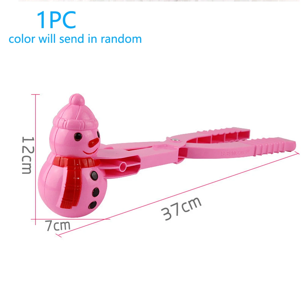 1pcs Winter Popular Snowman Snowball Clip Plastic Toy Making Beautiful Snowball Snow Sand Tool Outdoor Sports Fun Children Toys
1pcs Winter Popular Snowman Snowball Clip Plastic Toy Making Beautiful Snowball Snow Sand Tool Outdoor Sports Fun Children Toys