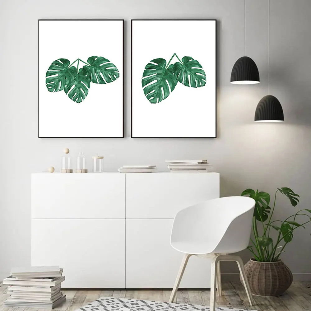 Scandinavian Minimalist Poster Canvas Botanical Tropical Monstera Leaf Painting Art Print Wall Picture Living Bedroom Home Decor
Scandinavian Minimalist Poster Canvas Botanical Tropical Monstera Leaf Painting Art Print Wall Picture Living Bedroom Home Decor