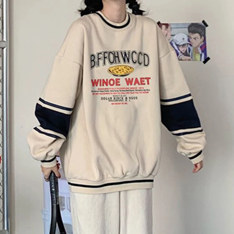 Limiguyue Autumn Casual Letter Print Pullover Round Neck Female Sweatshirt Lovers Long Sleeve Tops Korean Harajuku Hoodie K2927
Limiguyue Autumn Casual Letter Print Pullover Round Neck Female Sweatshirt Lovers Long Sleeve Tops Korean Harajuku Hoodie K2927