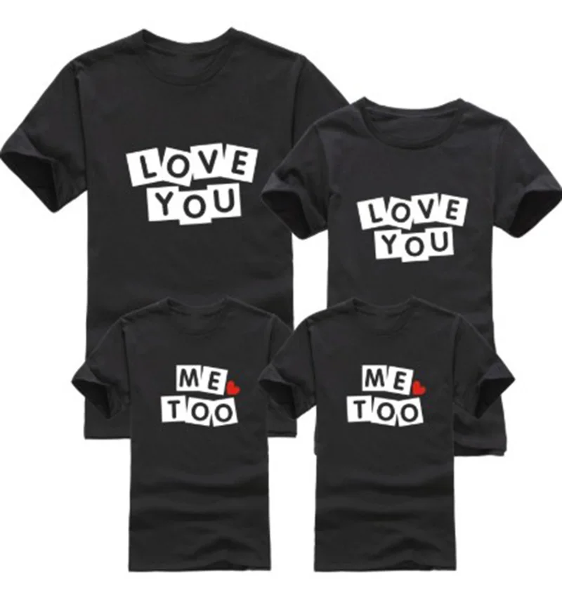 2021 MATCHING FAMILY FASHION COTTON T SHIRT FOR FATHER ,MOTHER ,KIDS TOP CLOTHES LETTER LOVE YOU 1 PIECE T SHIRT LL022
2021 MATCHING FAMILY FASHION COTTON T SHIRT FOR FATHER ,MOTHER ,KIDS TOP CLOTHES LETTER LOVE YOU 1 PIECE T SHIRT LL022
