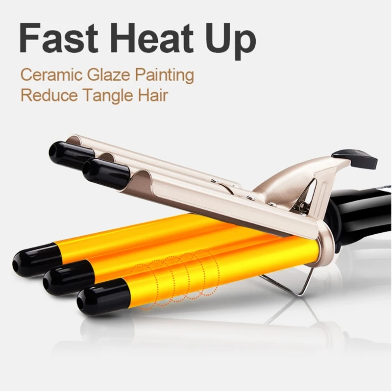 5 Barrels Hair Curler 5 Barrel 30s Heat Up Dry/Wet Use Anti-scalding 2 Level
5 Barrels Hair Curler 5 Barrel 30s Heat Up Dry/Wet Use Anti-scalding 2 Level