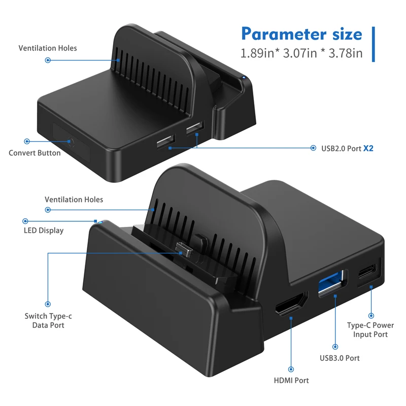 Многофункциональный регулируемый кронштейн для переключателя NS HDMI TV Video Converter Bluetooth (с чипом)
Многофункциональный регулируемый кронштейн для переключателя NS HDMI TV Video Converter Bluetooth (с чипом)