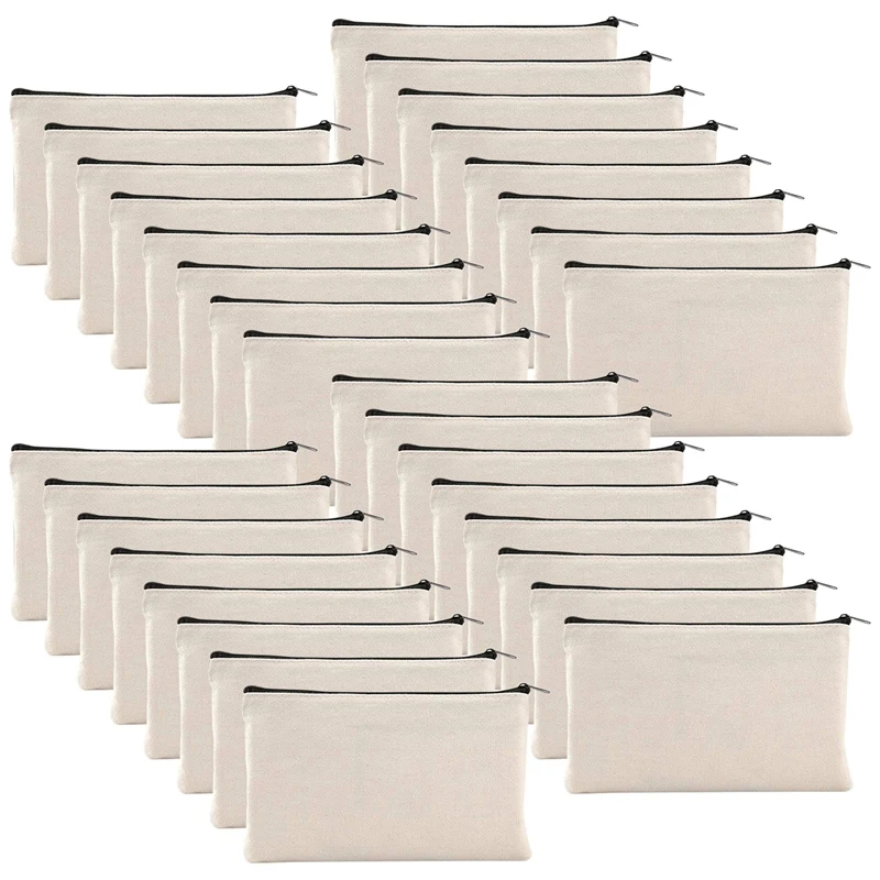 32Pcs Canvas Zipper Bag Pencil Case Cosmetic Bag Blank Bag DIY Craft Bag Cosmetic Bag Cosmetic Bag DIY Craft School
32Pcs Canvas Zipper Bag Pencil Case Cosmetic Bag Blank Bag DIY Craft Bag Cosmetic Bag Cosmetic Bag DIY Craft School
