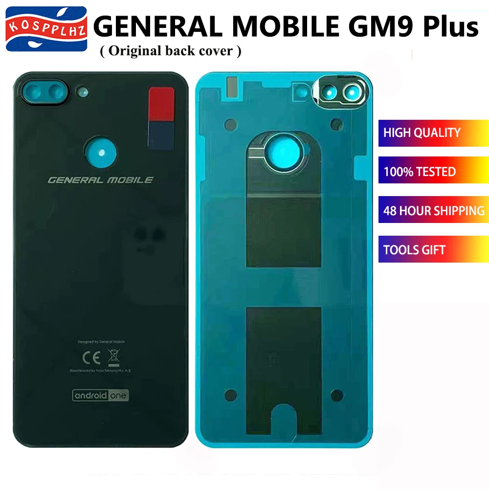 KOSPPLHZ New For GENERAL MOBILE GM9 Plus GM 9Plus Original Back Cover Case Replacement GM 9 Plus Back Glass Cover Repair Parts 
KOSPPLHZ New For GENERAL MOBILE GM9 Plus GM 9Plus Original Back Cover Case Replacement GM 9 Plus Back Glass Cover Repair Parts
