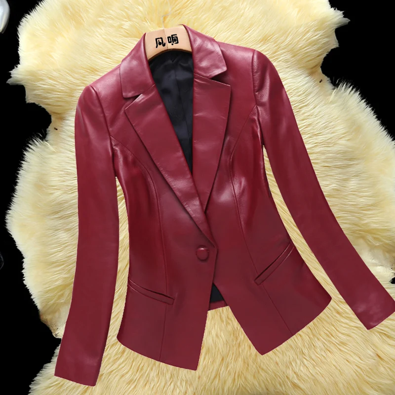 Tcyeek Autumn Spring Natural Genuine Leather Jacket Women Streetwear 100% Real Sheepskin Coat Female Casual Office Ladies 9557
Tcyeek Autumn Spring Natural Genuine Leather Jacket Women Streetwear 100% Real Sheepskin Coat Female Casual Office Ladies 9557