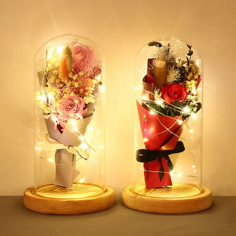 Romantic Valentine's Day Flower Rose Artificial LED Light Rose Flower In Glass New Year Wedding Decoration Ornament Home Decor #
Romantic Valentine's Day Flower Rose Artificial LED Light Rose Flower In Glass New Year Wedding Decoration Ornament Home Decor #