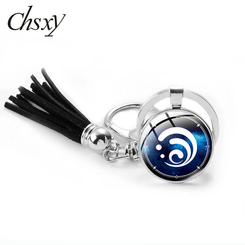 Blue Anime God Genshin Impact Eye Tassel Keychain Holder Disc Round Glass Dome Key Chains Rings Charms Jewelry Accessories Gifts
Blue Anime God Genshin Impact Eye Tassel Keychain Holder Disc Round Glass Dome Key Chains Rings Charms Jewelry Accessories Gifts