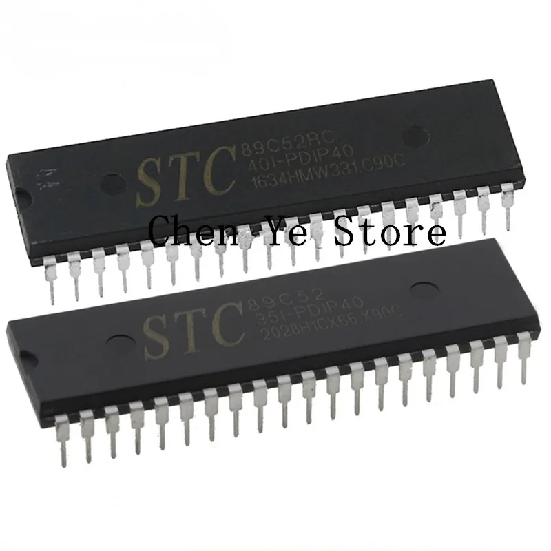 STC89C52RC-40I-PDIP40 STC89C52RC DIP-40 100% Новый оригинальный 89C52 программа загрузки MCU Улучшенный