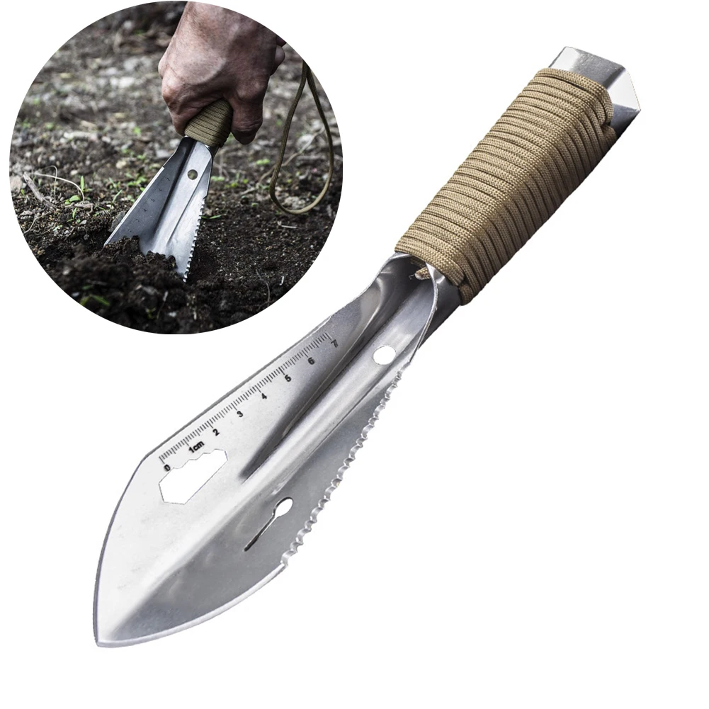 Multifunctional Stainless Steel Garden Digging Tool Spade Shovel Outdoor Mini Trowel Camping Gardening Farming Sharp Shovel Head
Multifunctional Stainless Steel Garden Digging Tool Spade Shovel Outdoor Mini Trowel Camping Gardening Farming Sharp Shovel Head