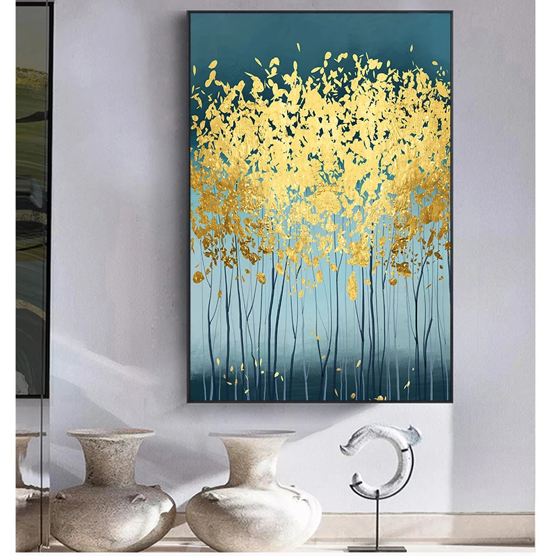 Abstract Bright Gold Tree Poster Painting Modern Canvas Art Print Wall Art Pictures Nordic style living room Decoration
Abstract Bright Gold Tree Poster Painting Modern Canvas Art Print Wall Art Pictures Nordic style living room Decoration