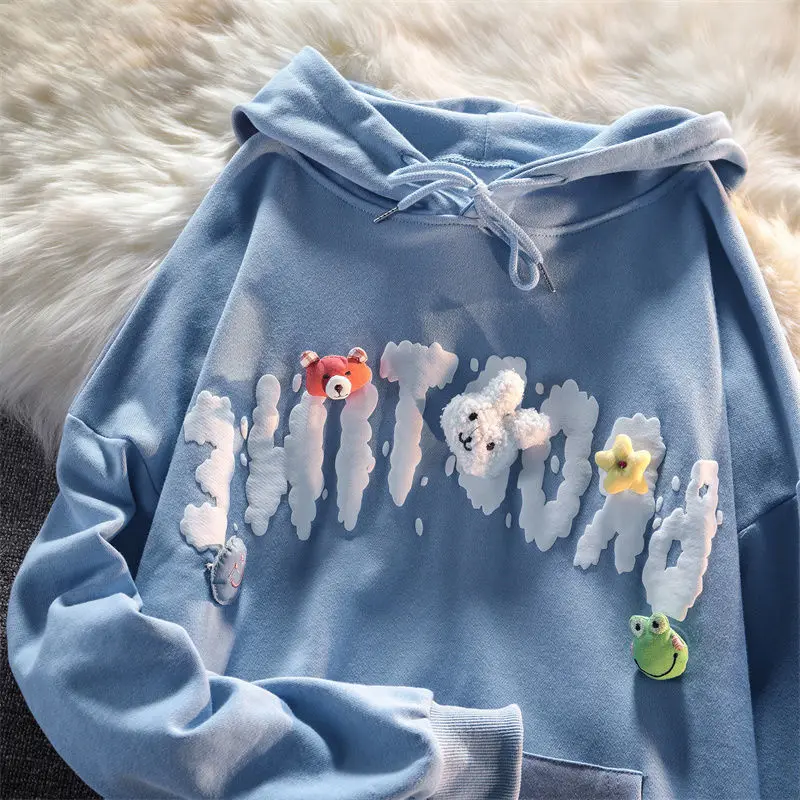 Autumn 3D Decoration Print Hoodies Women Long Sleeve Clothes Oversized Hoody Spring Pullover Hooded Blouse Girl Loose Sweatshirt
Autumn 3D Decoration Print Hoodies Women Long Sleeve Clothes Oversized Hoody Spring Pullover Hooded Blouse Girl Loose Sweatshirt