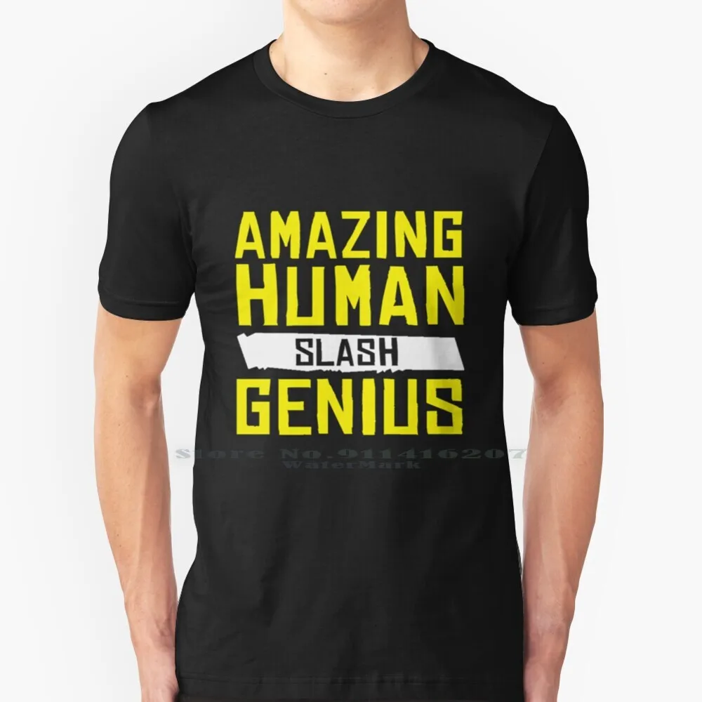 

Amazing Human Slash Genius T Shirt 100% Pure Cotton Brooklyn Nine Nine Brooklyn 99 B99 Jake Peralta Nine Nine Andy Samberg
