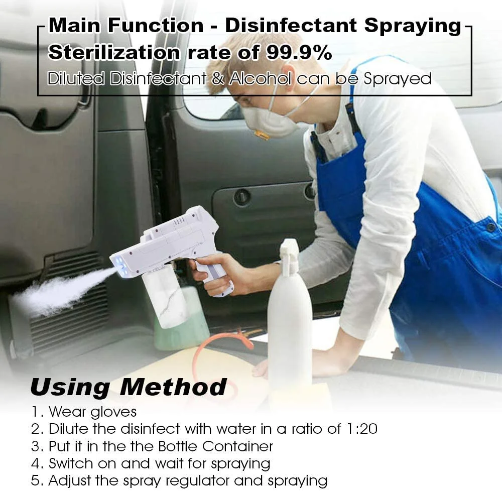 Nano Moisturizing Steam Spray Facial Hair Skin Spa High Pressure Sterilization Spray Humidifier
Nano Moisturizing Steam Spray Facial Hair Skin Spa High Pressure Sterilization Spray Humidifier