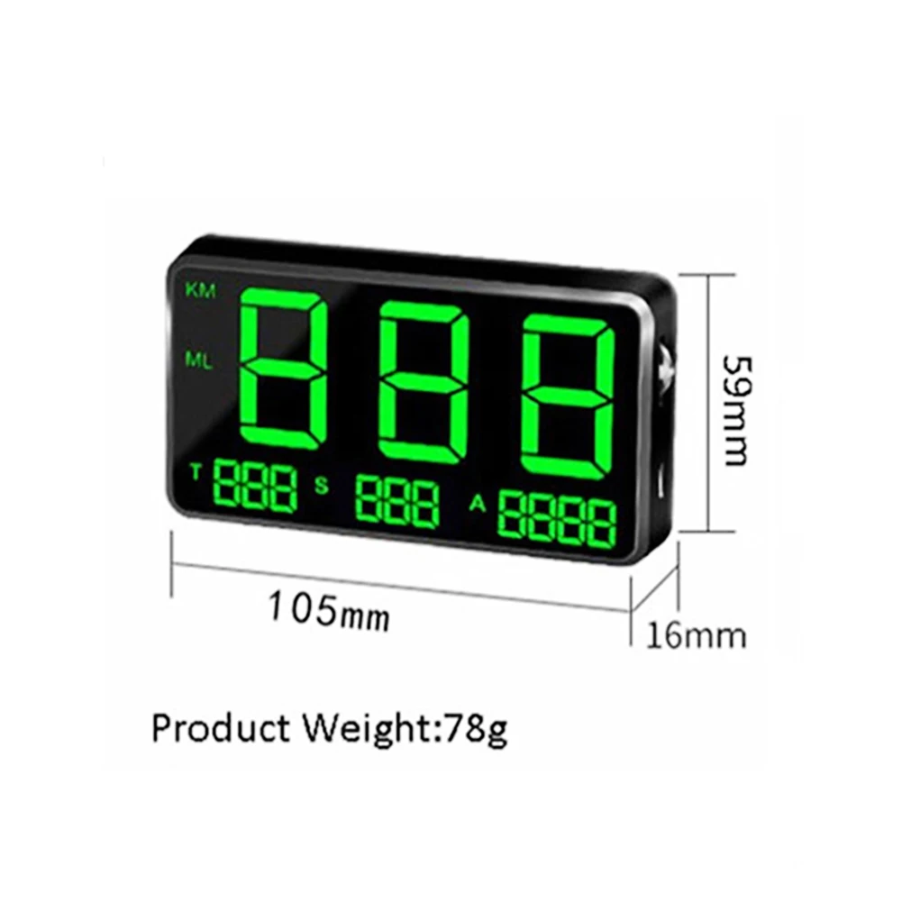Car Hud Head Up Display C80 GPS Speedometer Hud Display KM/h MPH Overspeed Warning For Bike Motorcycle Car Accessories
Car Hud Head Up Display C80 GPS Speedometer Hud Display KM/h MPH Overspeed Warning For Bike Motorcycle Car Accessories