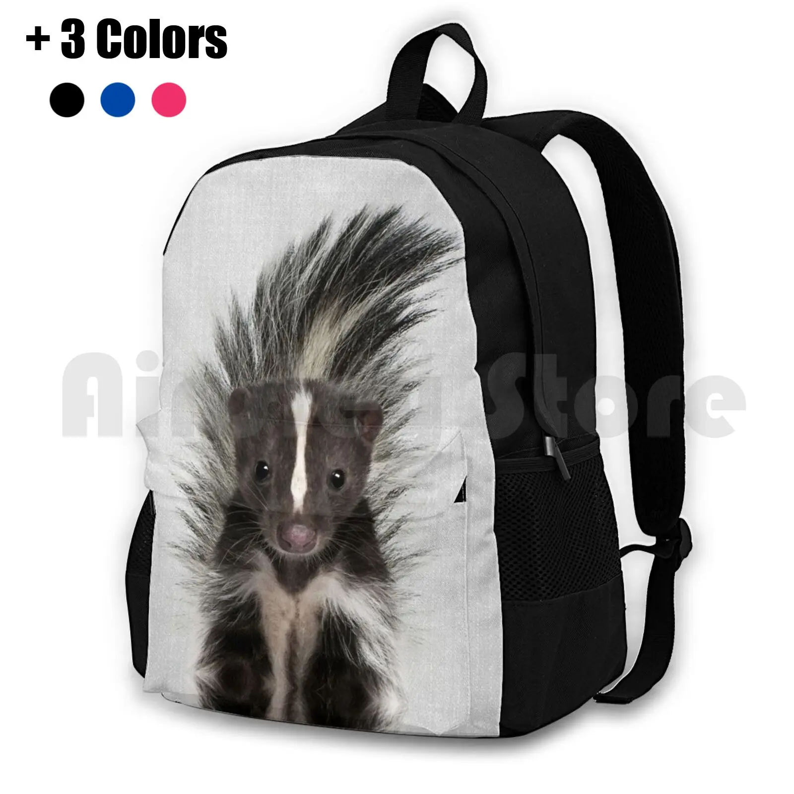 Skunk-Colorful Outdoor Hiking Backpack Riding Climbing Sports Bag Animal Animals Peekaboo Wild Wildlife Nursery Modern
Skunk-Colorful Outdoor Hiking Backpack Riding Climbing Sports Bag Animal Animals Peekaboo Wild Wildlife Nursery Modern