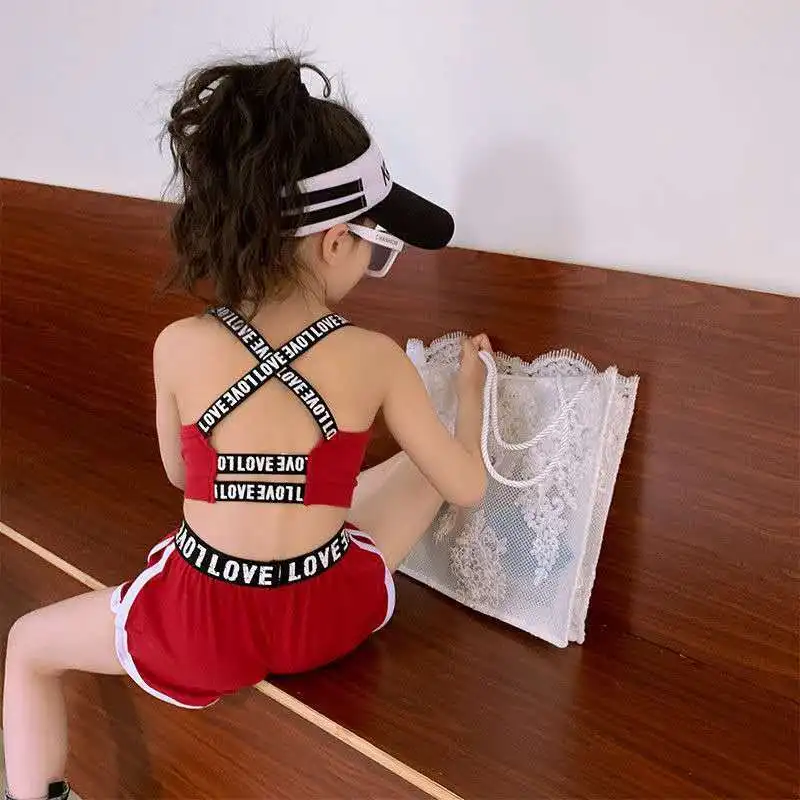 Kids Summer Clothes Girls Crop Letter Vest + Shorts Outfits For Girls Clothes Teenage Children Clothing Sets 5 6 8 10 12 Years
Kids Summer Clothes Girls Crop Letter Vest + Shorts Outfits For Girls Clothes Teenage Children Clothing Sets 5 6 8 10 12 Years