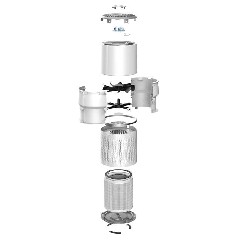 Air Purifier with Real HEPA Filter for Indoor Bedroom, Low-Noise Portable Desktop Air Disinfection Machine
Air Purifier with Real HEPA Filter for Indoor Bedroom, Low-Noise Portable Desktop Air Disinfection Machine