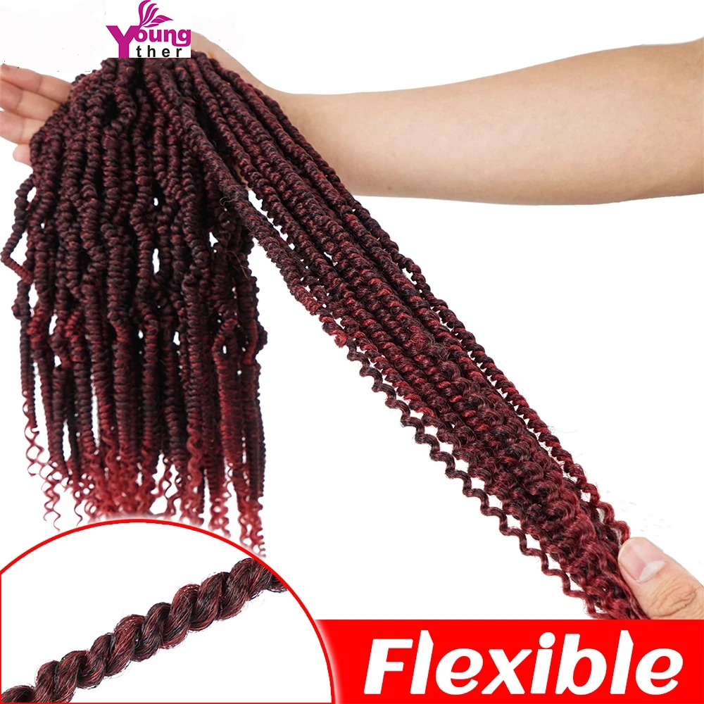 Youngther 12Inch 24 Strands/pack Bomb Twist crochet hair Braiding Hair Passion Spring Twists Synthetic Crotchet Hair Extension
Youngther 12Inch 24 Strands/pack Bomb Twist crochet hair Braiding Hair Passion Spring Twists Synthetic Crotchet Hair Extension