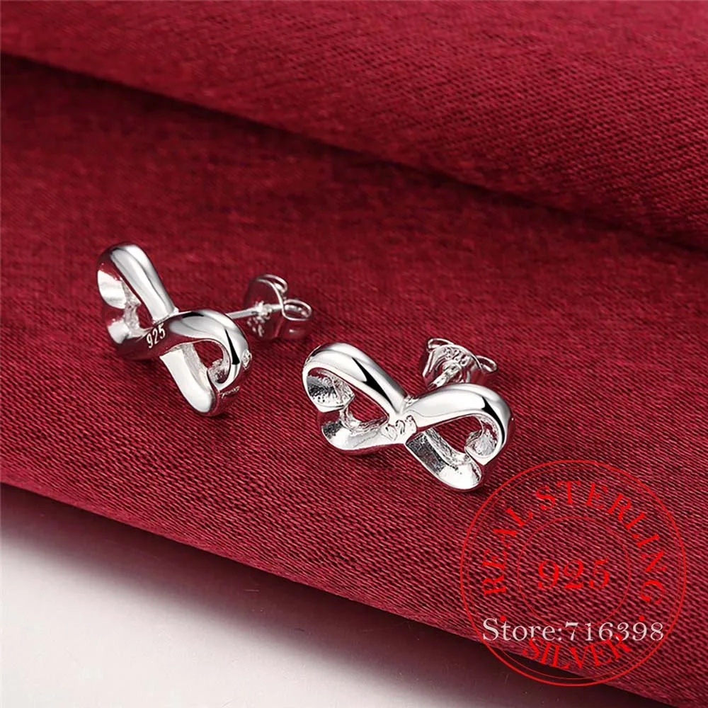 High Quality 925 Sterling Silver Women Jewelry Korean Silver Cute Lovely "8" Stud Earrings for Women 2020 Wedding Party Gift
High Quality 925 Sterling Silver Women Jewelry Korean Silver Cute Lovely "8" Stud Earrings for Women 2020 Wedding Party Gift