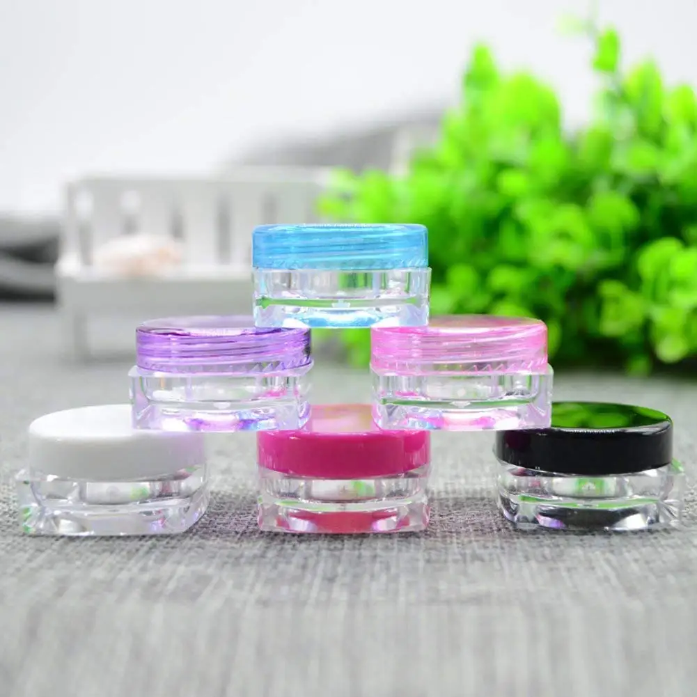 50 x 3g 5g Clear Square Containers Small Sample Jars Pots Bottle w/ Lid for Cream Lotion Cosmetic Makeup Oils Lip Balms Pigments
50 x 3g 5g Clear Square Containers Small Sample Jars Pots Bottle w/ Lid for Cream Lotion Cosmetic Makeup Oils Lip Balms Pigments