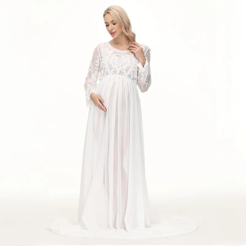 Boho Lace Maternity Photo Shoot Long Dress Long Sleeve Pregnant Woman Photography Chiffon Dress Outfit
Boho Lace Maternity Photo Shoot Long Dress Long Sleeve Pregnant Woman Photography Chiffon Dress Outfit