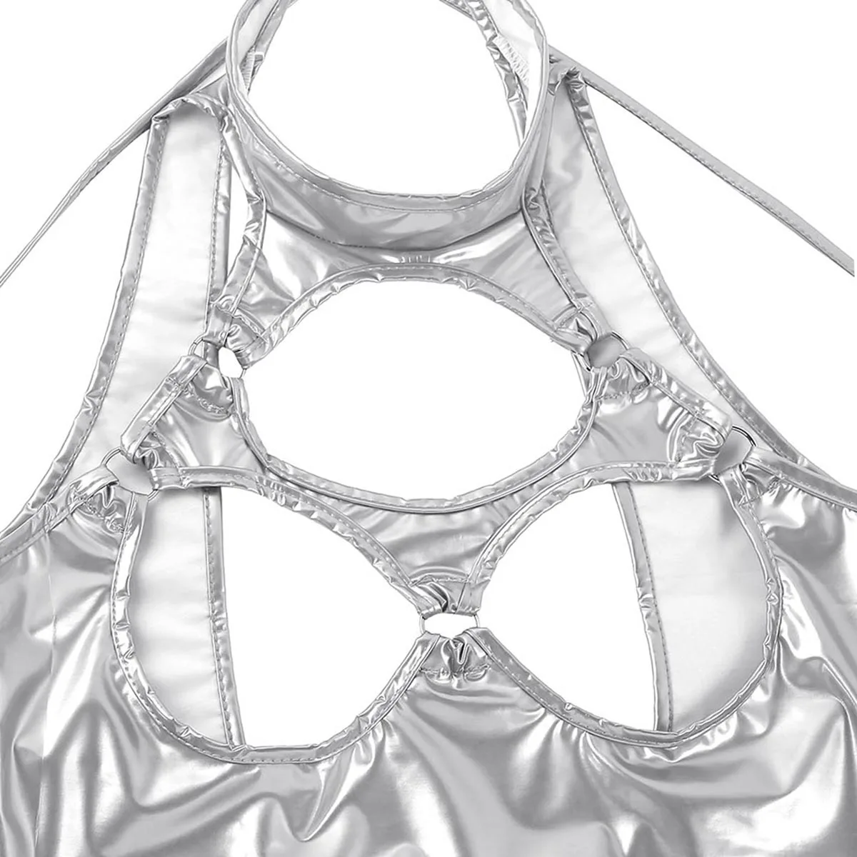 iiniim Women Ladies Wetlook Sexy Lingerie Clubwear for Evening Party Costumes Nipples Open Bra Sissy Crotchless Leotard Bodysuit
iiniim Women Ladies Wetlook Sexy Lingerie Clubwear for Evening Party Costumes Nipples Open Bra Sissy Crotchless Leotard Bodysuit