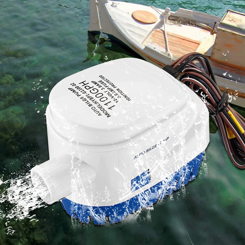 12/24V 1100GPH Water Pump Automatic Submersible Boat Bilge Pvc Boat Pump Auto with Float Switch Boat Accessories Marine Pump
12/24V 1100GPH Water Pump Automatic Submersible Boat Bilge Pvc Boat Pump Auto with Float Switch Boat Accessories Marine Pump