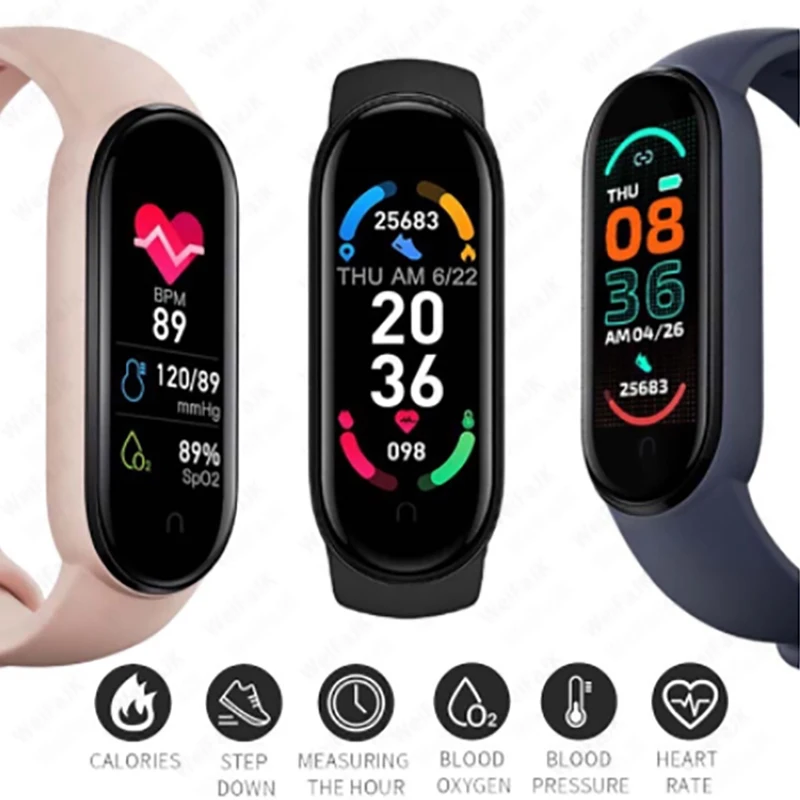 M6 Smart Band Fit pro Bracelet Men Women Sports Waterproof Pedometer Smartwatch Kids Heart Rate Blood Pressure For Xiaomi Band
M6 Smart Band Fit pro Bracelet Men Women Sports Waterproof Pedometer Smartwatch Kids Heart Rate Blood Pressure For Xiaomi Band