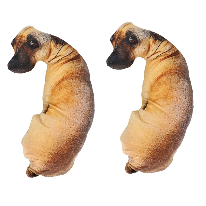 2X 3D Cute Bend Dog Printed Throw Pillow Lifelike Animal Funny Dog Head Cosplay Children Favorite Toy Cushion for Home
2X 3D Cute Bend Dog Printed Throw Pillow Lifelike Animal Funny Dog Head Cosplay Children Favorite Toy Cushion for Home