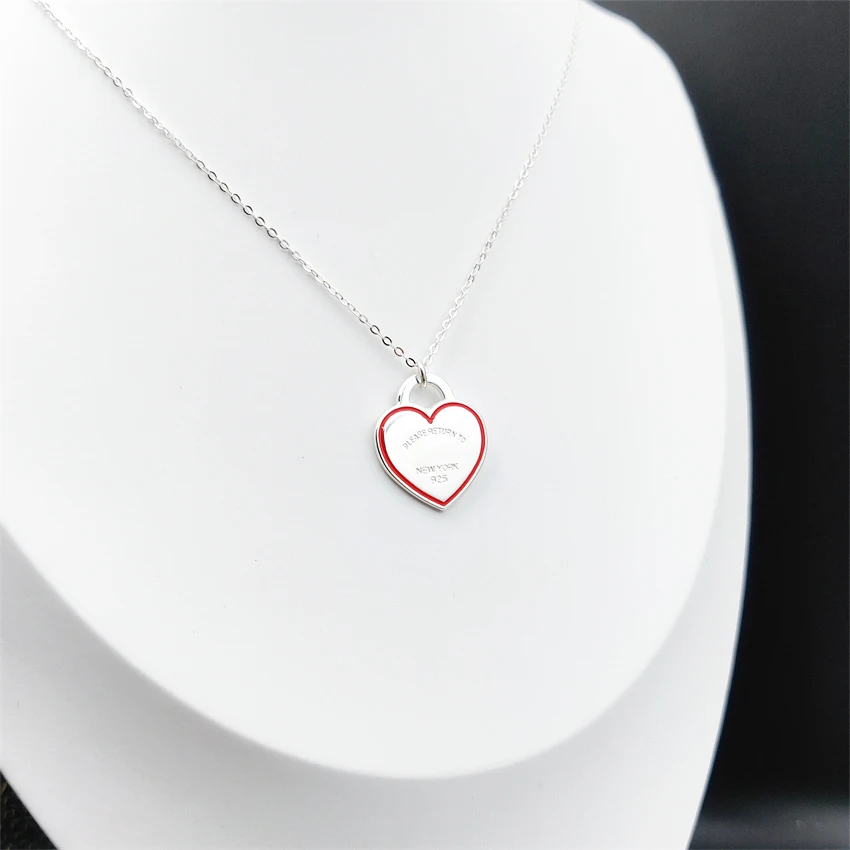 925 Sterling Silver Necklace Women's 1:1 Classic Line Heart Pendant Personalized High-End Women's Jewelry Gift
925 Sterling Silver Necklace Women's 1:1 Classic Line Heart Pendant Personalized High-End Women's Jewelry Gift