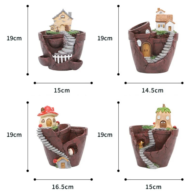 Succulent Plant Creative Plants Pot with City of Sky Flowerpot Combination Resin Pot Flower Basket House Planter Pot 2020
Succulent Plant Creative Plants Pot with City of Sky Flowerpot Combination Resin Pot Flower Basket House Planter Pot 2020