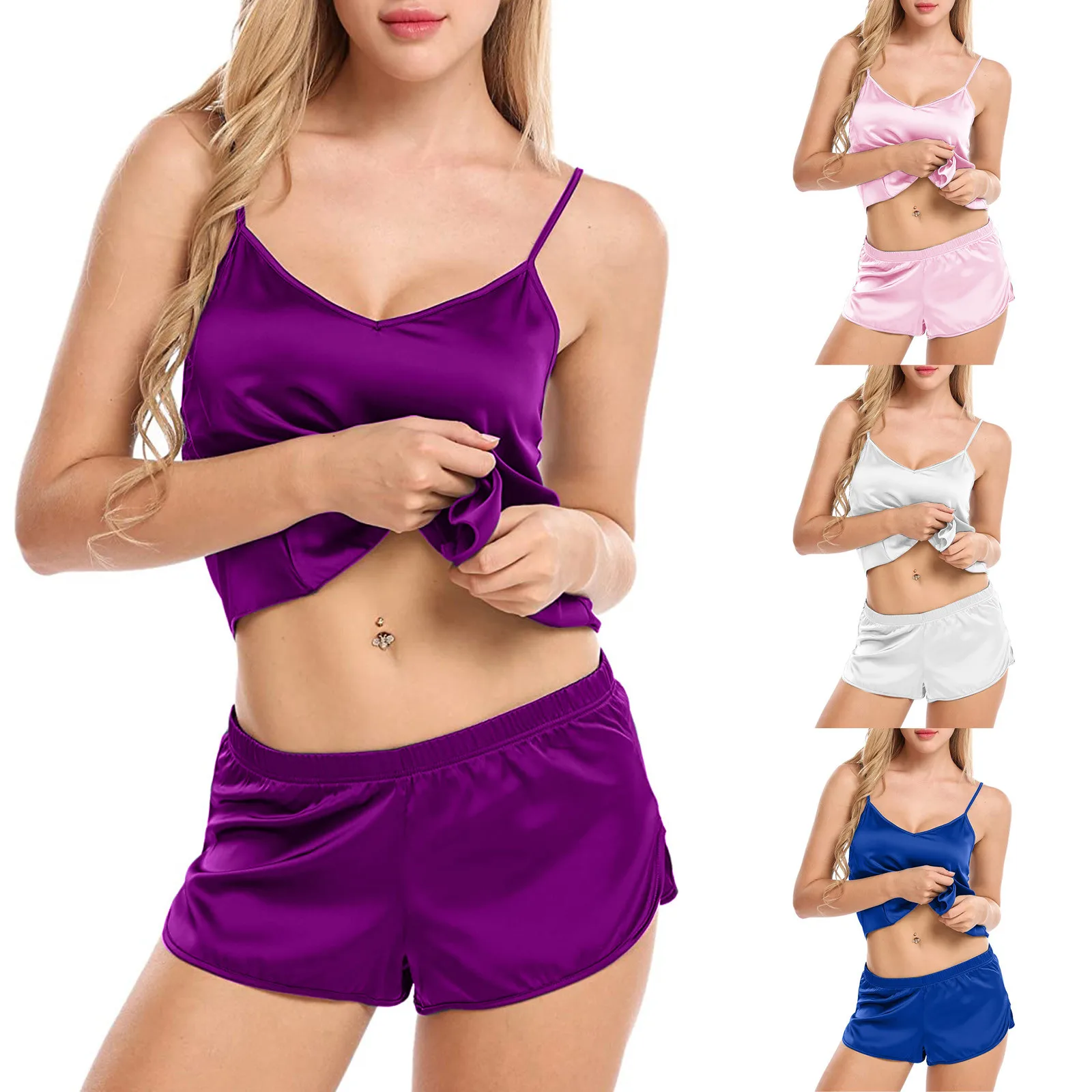 Sexy Lingerie Set Sleepwear Suit Female Pajamas For Women Erotic Lingerie Temptation Nightwear Suits With Shorts Women Sets FFT
Sexy Lingerie Set Sleepwear Suit Female Pajamas For Women Erotic Lingerie Temptation Nightwear Suits With Shorts Women Sets FFT