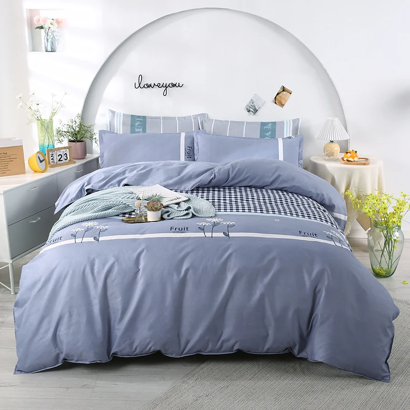Breathable Microfiber Bedding Set 4 In 1,1 Duvet Cover ,2 Pillow Shams And 1 Bed Sheet Queen, King, Twin, Full Size
Breathable Microfiber Bedding Set 4 In 1,1 Duvet Cover ,2 Pillow Shams And 1 Bed Sheet Queen, King, Twin, Full Size