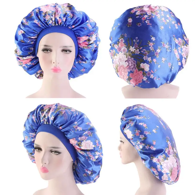 Women Extra Large Satin Bonnet Sleep Night Cap Elastic Wide Band Ethnic Floral Jumbo Salon Chemo Cap Head Hair Cover
Women Extra Large Satin Bonnet Sleep Night Cap Elastic Wide Band Ethnic Floral Jumbo Salon Chemo Cap Head Hair Cover