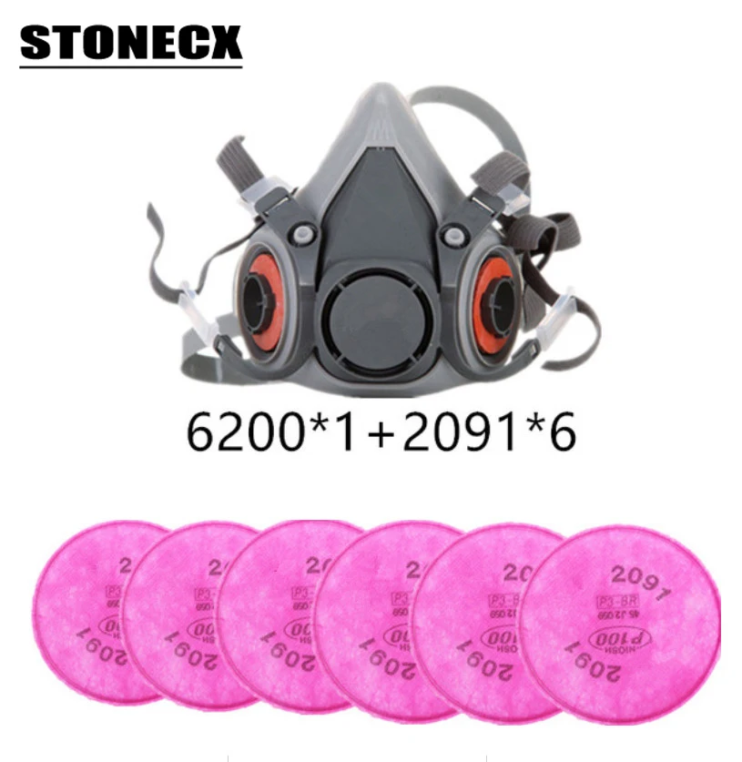STONECX 6200 распылительная краска Пылезащитная маска респиратор лицевая часть с 2091