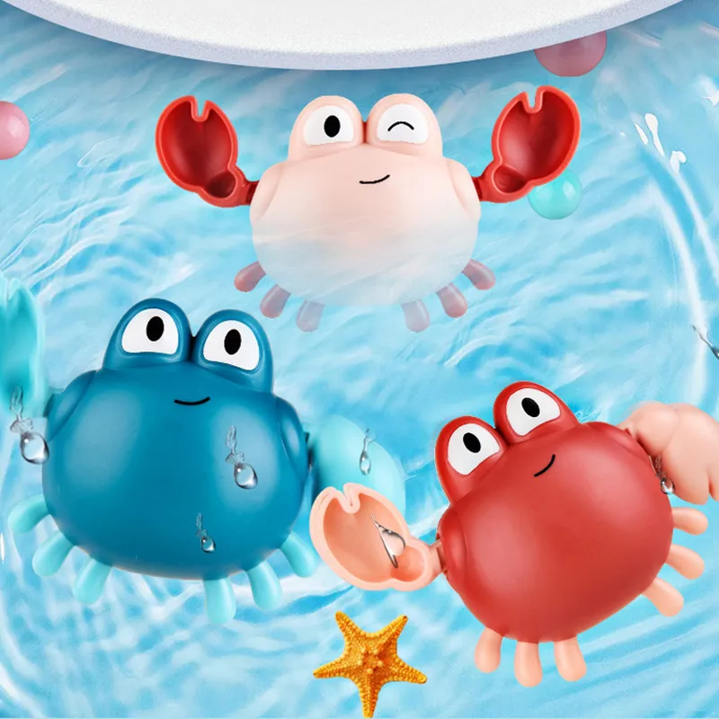 2021 Newest Cartoon Animal Crab Classic Baby Water Toys Infant Turtle Wound-up Chain Clockwork Baby Swimming Bath Toy
2021 Newest Cartoon Animal Crab Classic Baby Water Toys Infant Turtle Wound-up Chain Clockwork Baby Swimming Bath Toy