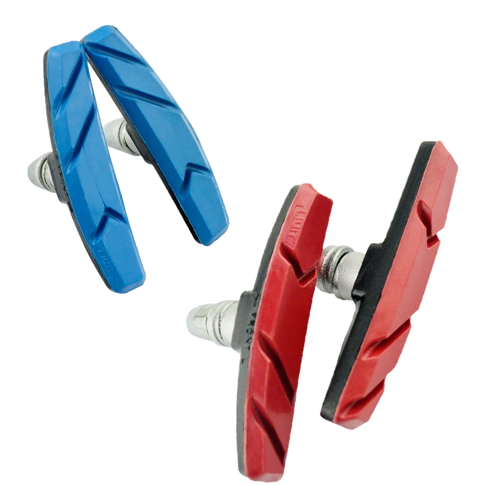 2PCS Bicycle mountain brake V-brake pads with mud trough silent bicycle brake pads road bike brake pads rubber sheet Replaceabl
2PCS Bicycle mountain brake V-brake pads with mud trough silent bicycle brake pads road bike brake pads rubber sheet Replaceabl